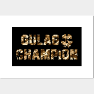 Gulag Champion Warzone Camo Posters and Art